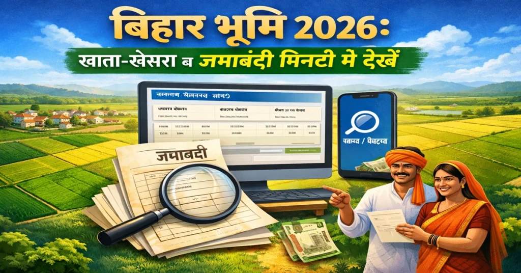 Bihar Bhumi 2026: Check Khata, Khesra and Jamabandi in Minutes